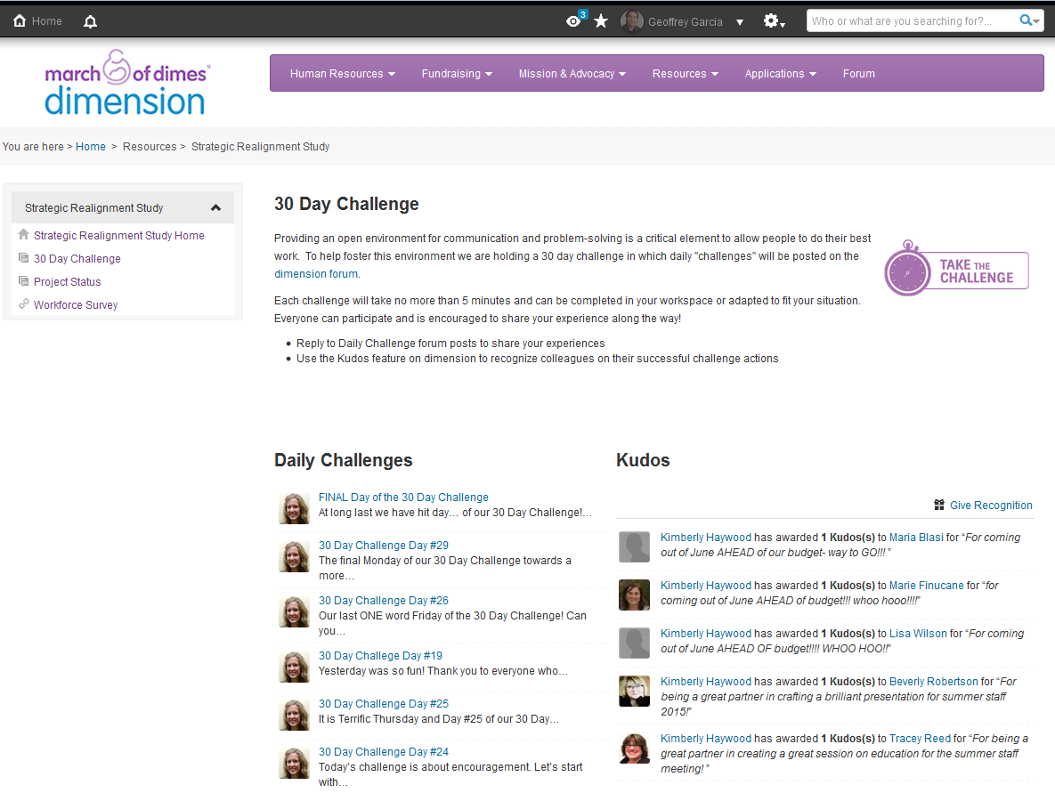 MoD challenge for cultural change - challenge page