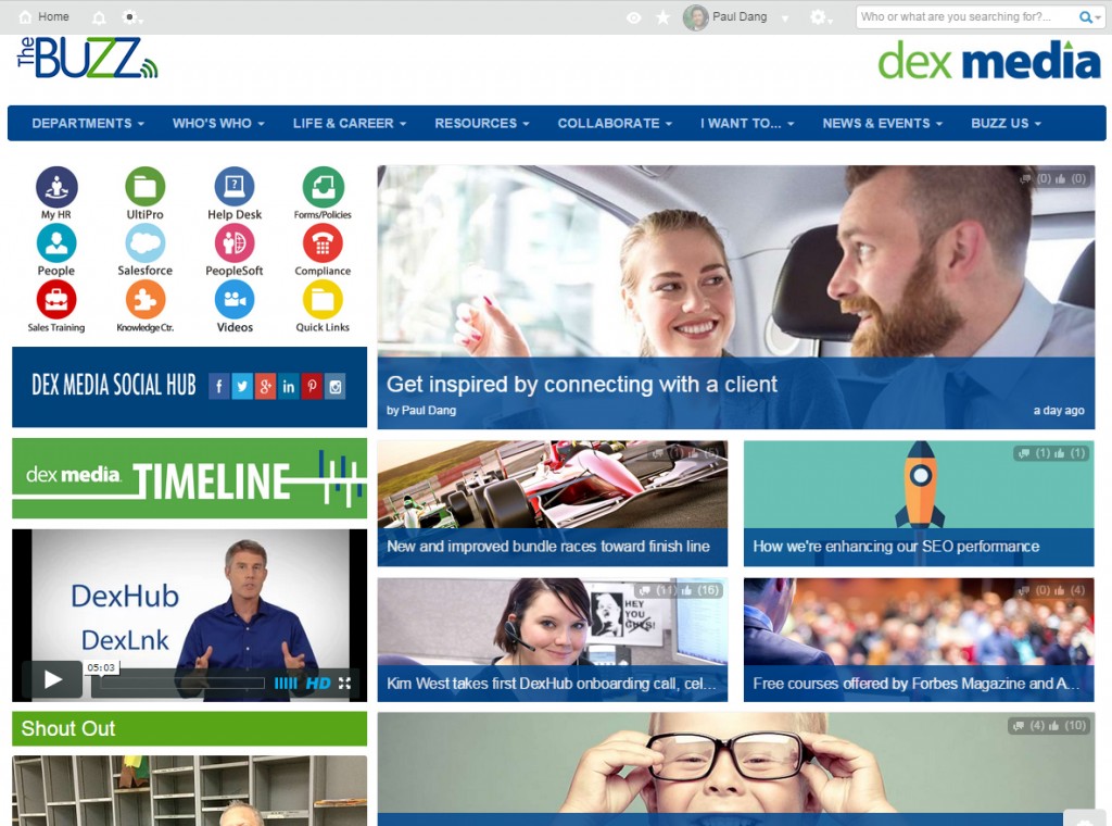 Intranet Ideas from 2015 Intranet Award Winners Dex