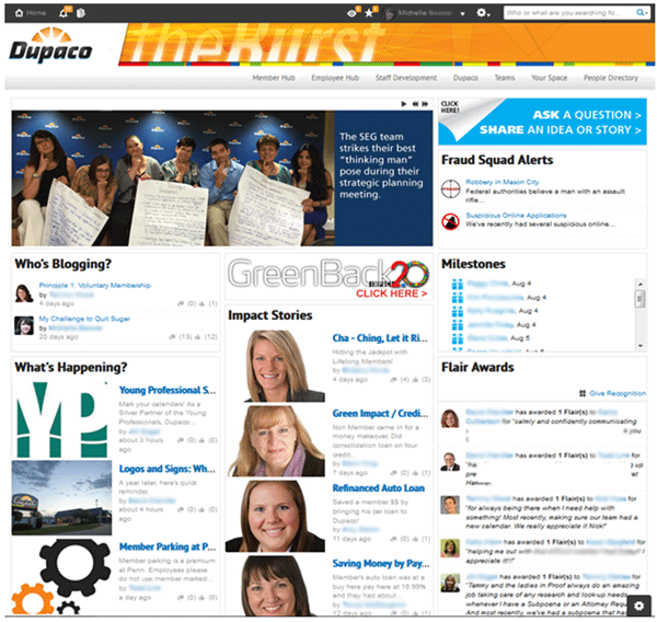 Content strategy exclusive- Let your employees do the talking_Dupaco homepage