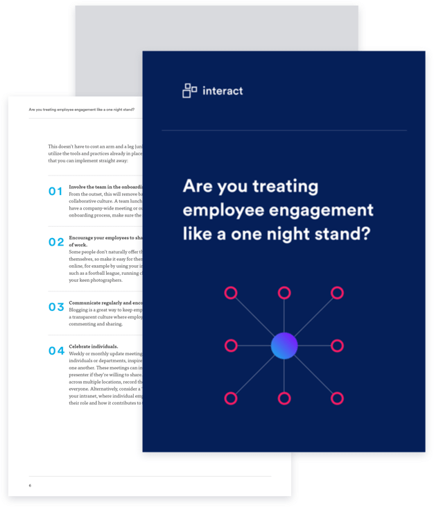 Are you treating employee engagement like a one night stand?