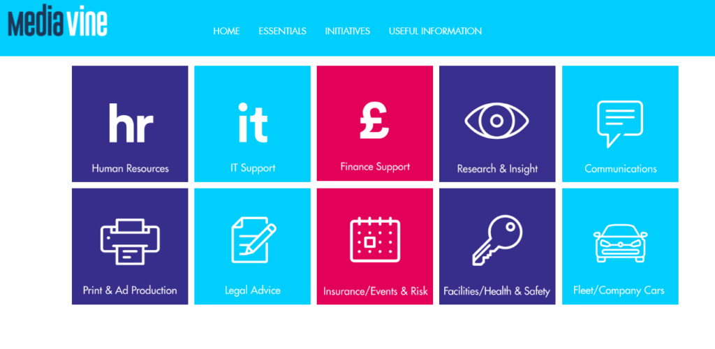 bauer media homepage quick links