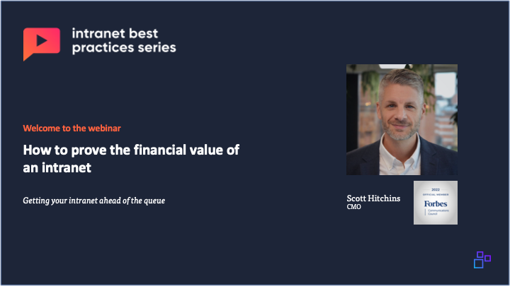 Thumbnail for How to prove the financial value of an intranet