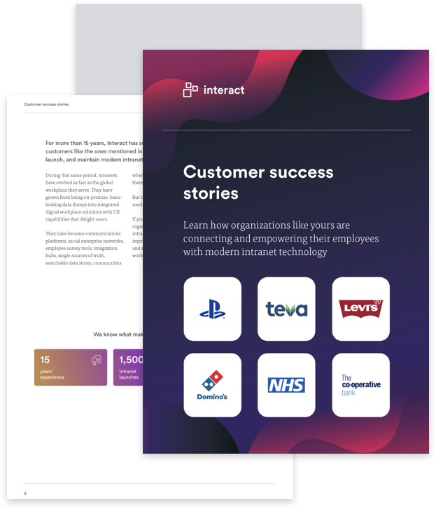 Discover more examples of companies with successful intranets