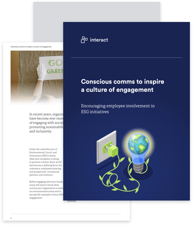 Your FREE guide to ESG communications