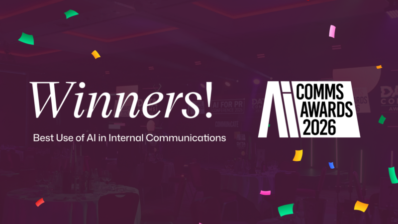 Thumbnail for Award-Winning AI: Kent and Interact Recognised at the AI Comms Awards 2026